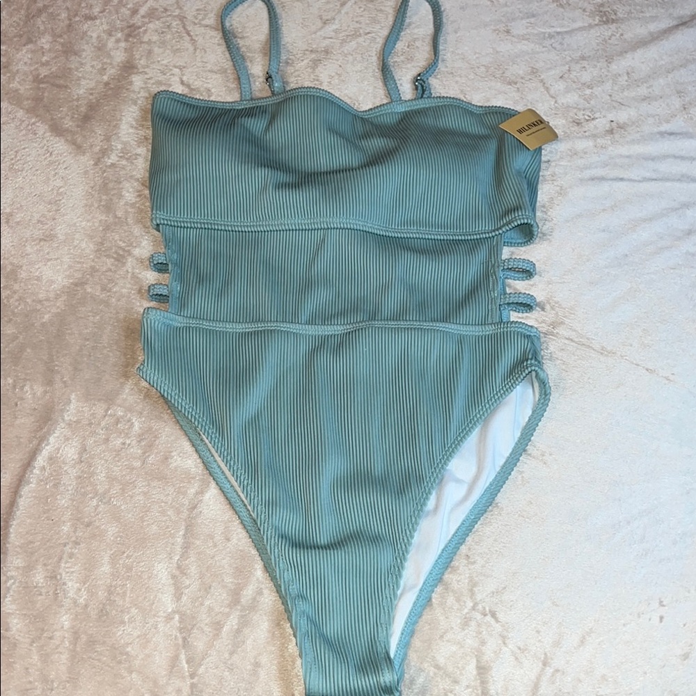 Hilinker Blue One-Piece Swimsuit